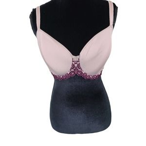 Wacoal  Women's Instant Icon T Shirt Bra Padded Seamless   Lilac Color - 36DDD